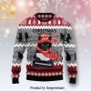 Black Cat What Premium Knitted Ugly Christmas Sweater