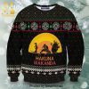 Black Panther Mask Wakanda Marvel Knitted Ugly Christmas Sweater