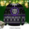 Black Power Ranger For Unisex Knitted Ugly Christmas Sweater