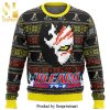 Blondie Angel Eyes And Tuco The Good The bad And The Ugly Knitted Ugly Christmas Sweater