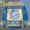 Blue Moon Beer Knitted Ugly Christmas Sweater