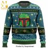 Boba Fett Star Wars Merry Poster Knitted Ugly Christmas Sweater