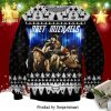 BrewDog Beer And Reindeer Pattern Knitted Ugly Christmas Sweater