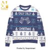 Bud Light Dilly Dilly Christmas Wool Knitted Ugly Christmas Sweater