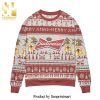 Budweiser Merry Xmas Knitted Ugly Christmas Sweater