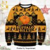 Buffalo Trace Bourbon Green Knitted Ugly Christmas Sweater