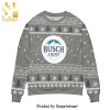 Busch Light Beer Logo Premium Knitted Ugly Christmas Sweater