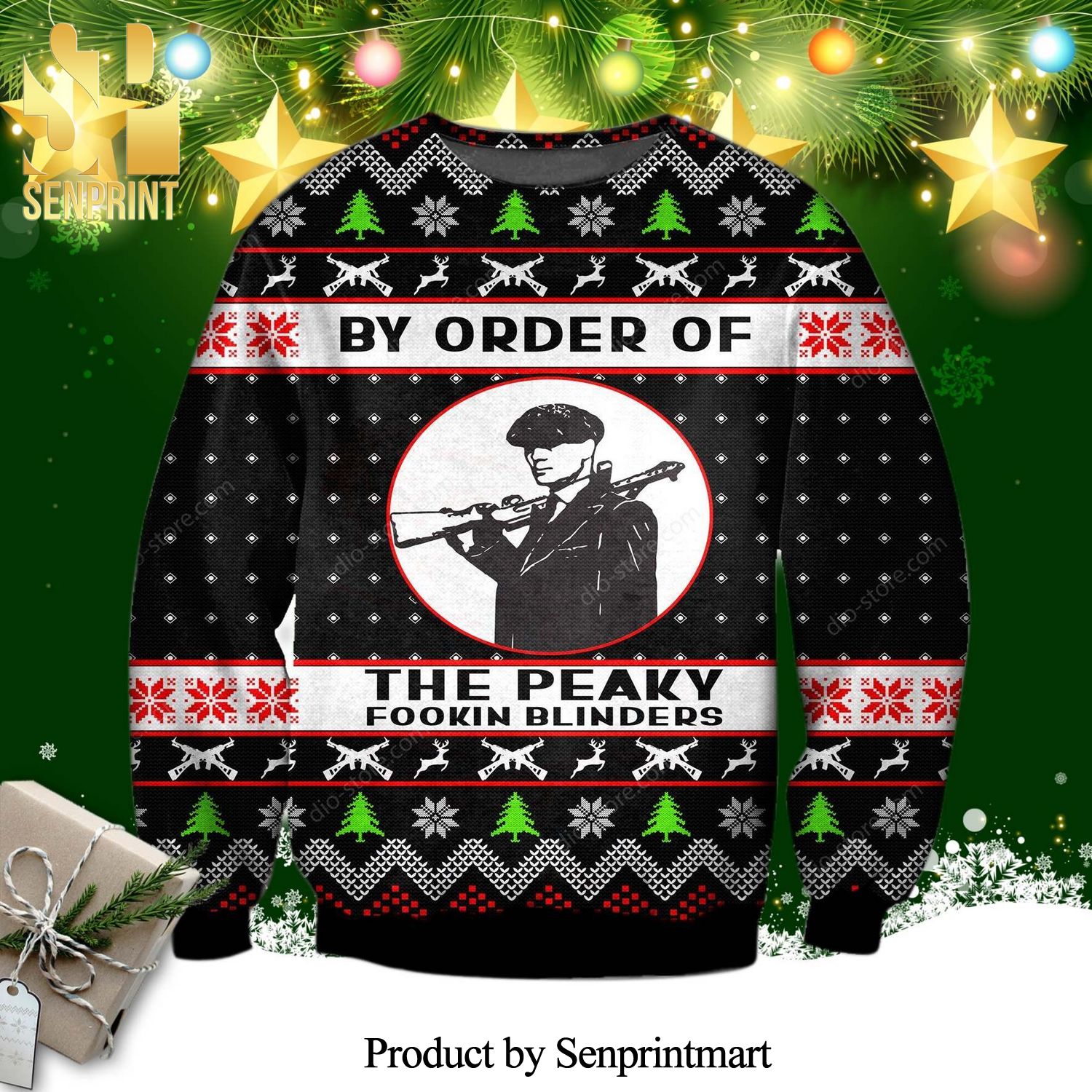 By Order Of The Peaky Blinders Knitted Ugly Christmas Sweater