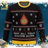 California Corrections And Rehabilitation Vehicle Knitted Ugly Christmas Sweater