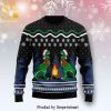 Camping Forest My Soul Knitted Ugly Christmas Sweater