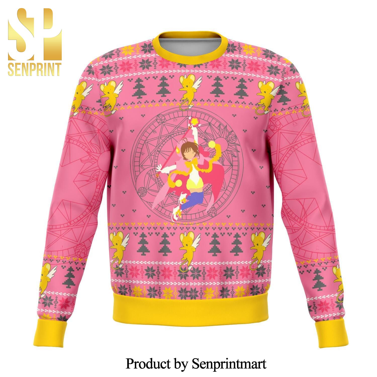 Cardcaptor Sakura Knitted Ugly Christmas Sweater