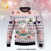 Cat Keep It Classy For Christmas Knitted Ugly Christmas Sweater