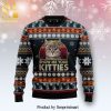 Cat Scratch Knitted Ugly Christmas Sweater