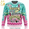 Cat Colorful Beauty Knitted Ugly Christmas Sweater