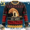Chimay Blue Peres Trappistes Beer Santa Knitted Ugly Christmas Sweater