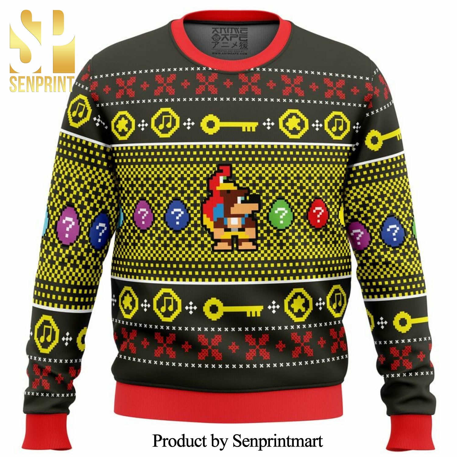 Christmas Banjo-Kazooie Knitted Ugly Christmas Sweater