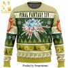 Christmas Gold Bell Gift Knitted Ugly Christmas Sweater