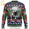 Christmas Lio And Galo Promare Manga Anime Knitted Ugly Christmas Sweater