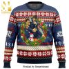 Crash Bandicoot Snowflake Premium Knitted Ugly Christmas Sweater