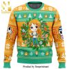 Christmas Kenshiro Fist Of The North Star Manga Anime Wreath Knitted Ugly Christmas Sweater