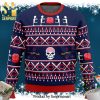 Christmas Zombie Knitted Ugly Christmas Sweater
