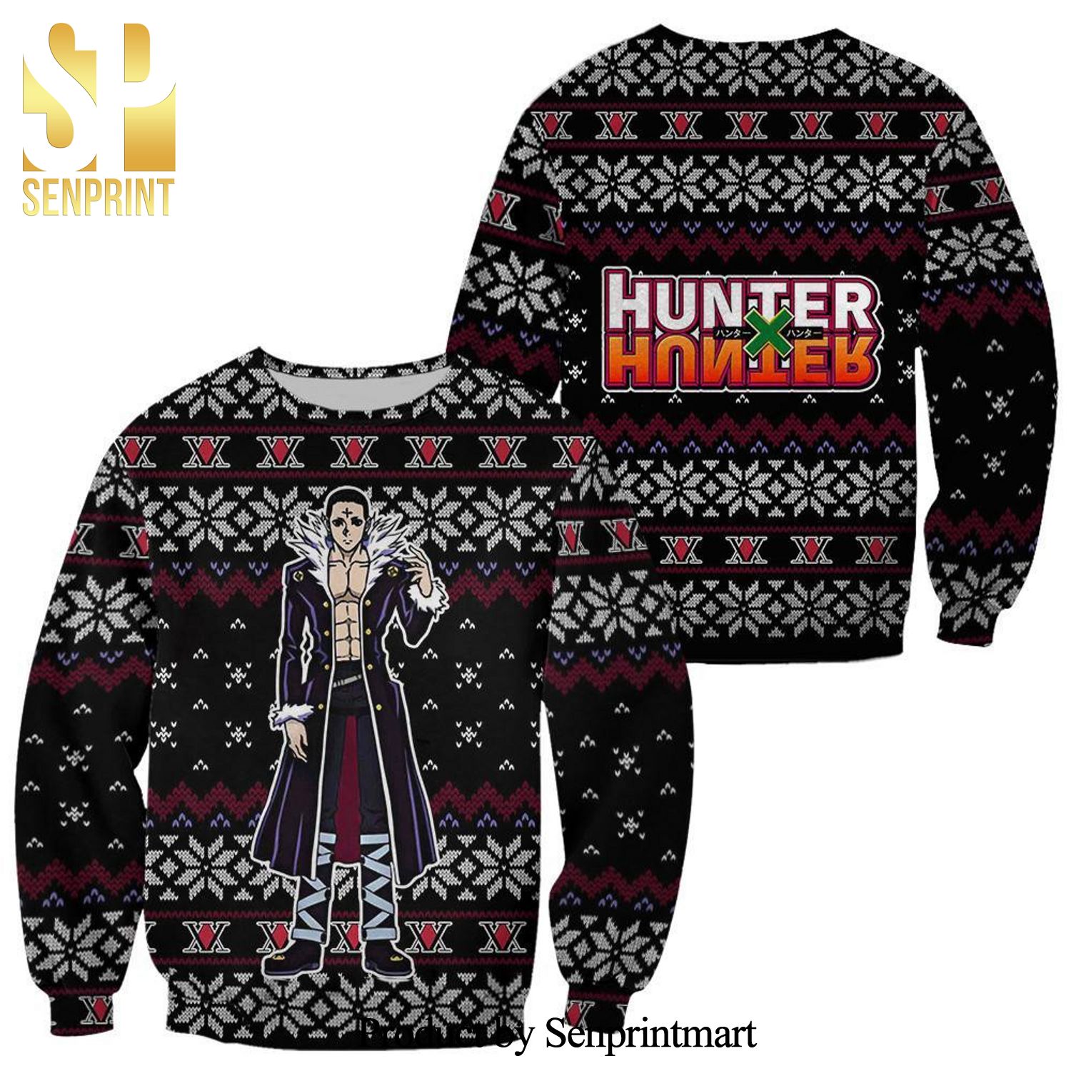 Chrollo Lucilfer Hunter X Hunter Knitted Ugly Christmas Sweater