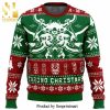 Christmas Spirit Konosuba Konosuba Knitted Ugly Christmas Sweater