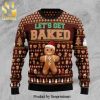 Cool Christmas Pet Dog Striped Pattern Knitted Ugly Christmas Sweater