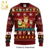 Corgi Best Dog Mom Ever Knitted Ugly Christmas Sweater