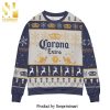 Corona Extra Beer Snowflake Knitted Ugly Christmas Sweater