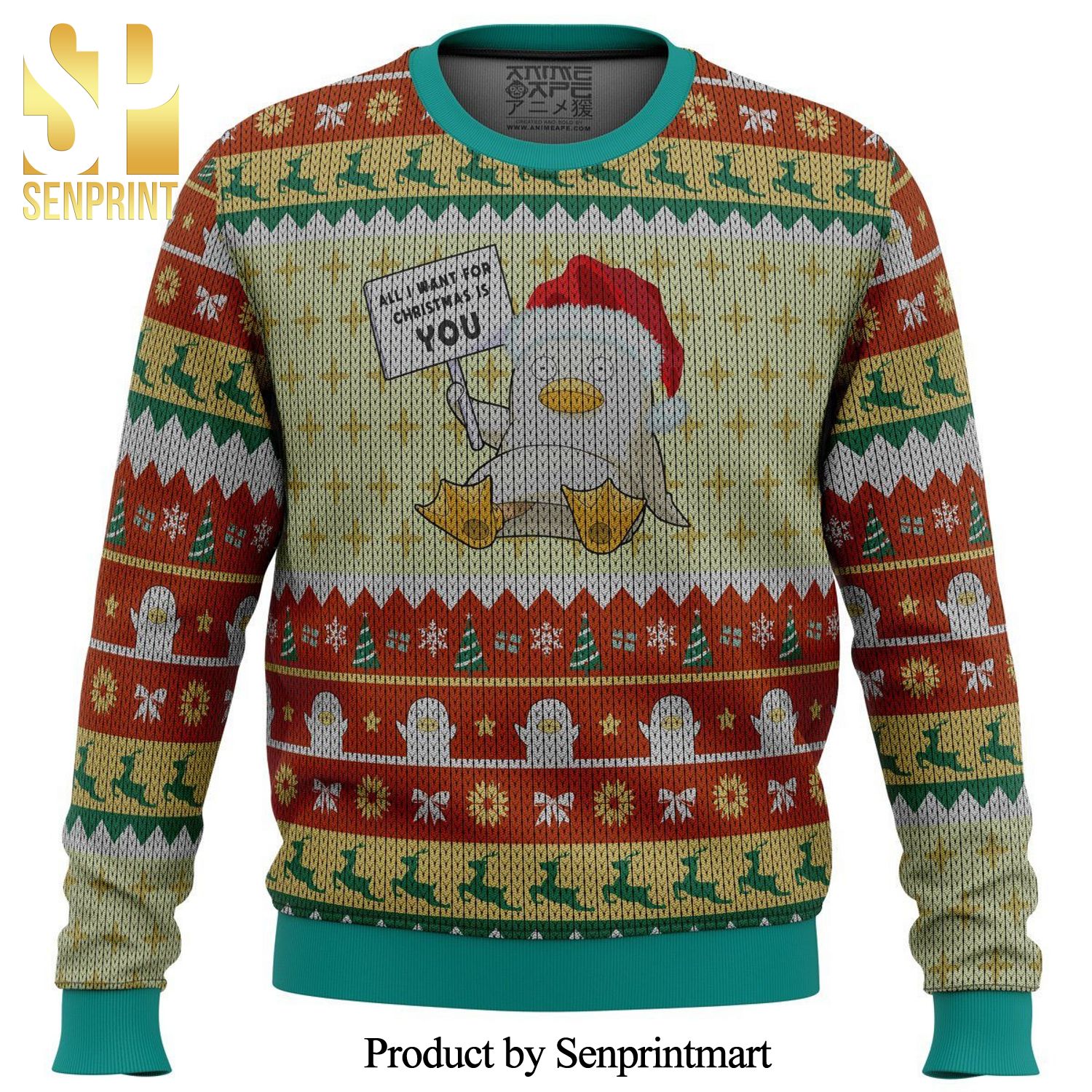 Cosmic Elizabeth Gintama Knitted Ugly Christmas Sweater