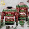 Death You My Friend Should Have Been Swallowed Knitted Ugly Christmas Sweater