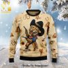 Cowboy Merry Christmas Knitted Ugly Christmas Sweater