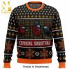 Critical Sabotage Among Us Premium Knitted Ugly Christmas Sweater