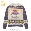 Crown Royal Purple Knitted Ugly Christmas Sweater