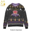 Crown Royal Reindeer And Snowflake Pattern Knitted Ugly Christmas Sweater