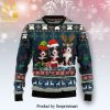 Cute Bernese Mountain Dog Xmas Gift Knitted Ugly Christmas Sweater