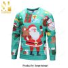 Cute Black Cat In Pocket Knitted Ugly Christmas Sweater