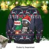 Cutty Sark Scotch Whisky Knitted Ugly Christmas Sweater – Black Brown