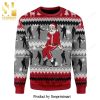 Dale Earnhardt Jr And His Dad Forever Love Knitted Ugly Christmas Sweater – Black