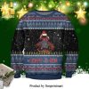 Dapper Fox Smoking Knitted Ugly Christmas Sweater