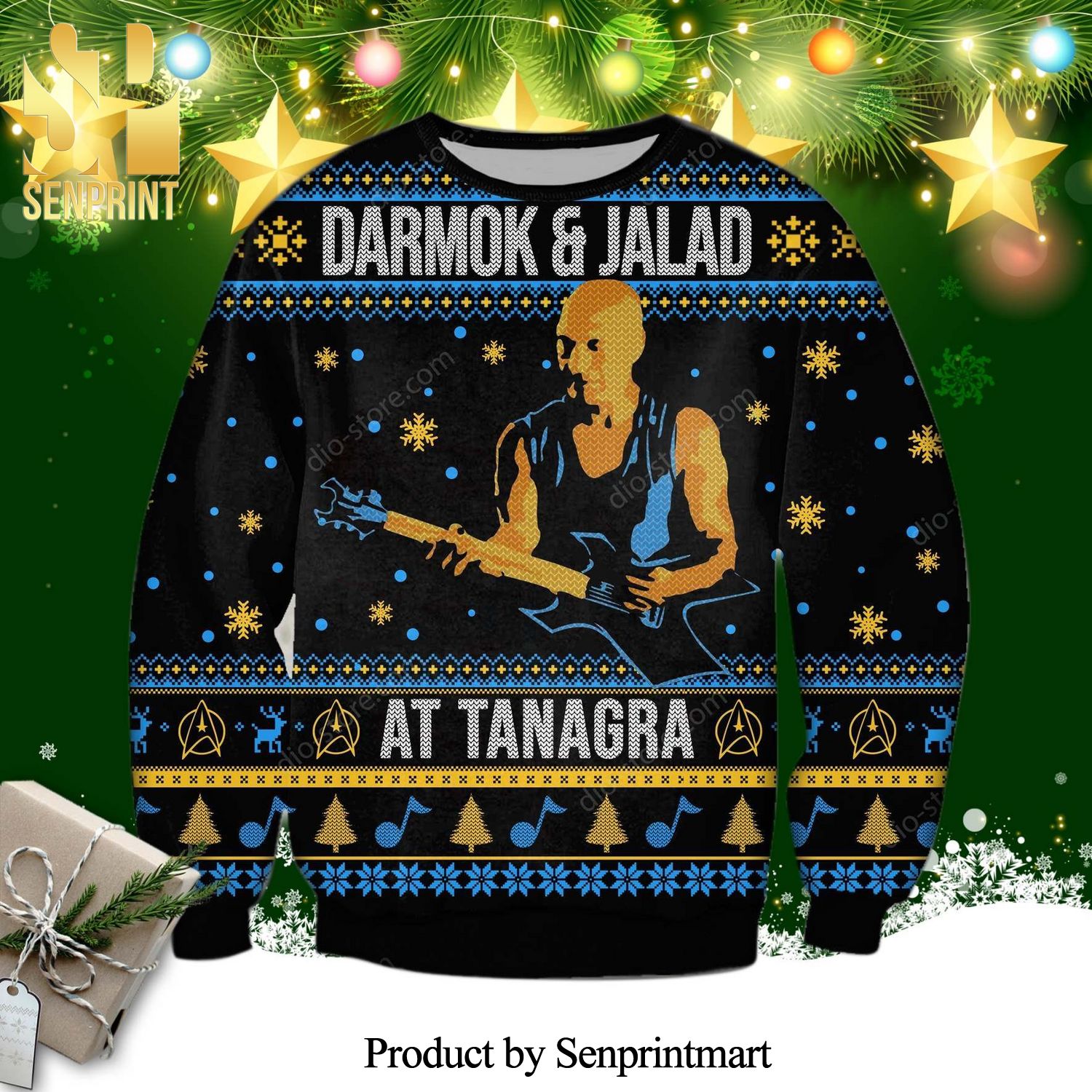 Darmok And Jalad At Tanagra Star Trek The Next Generation Knitted Ugly Christmas Sweater – CT91