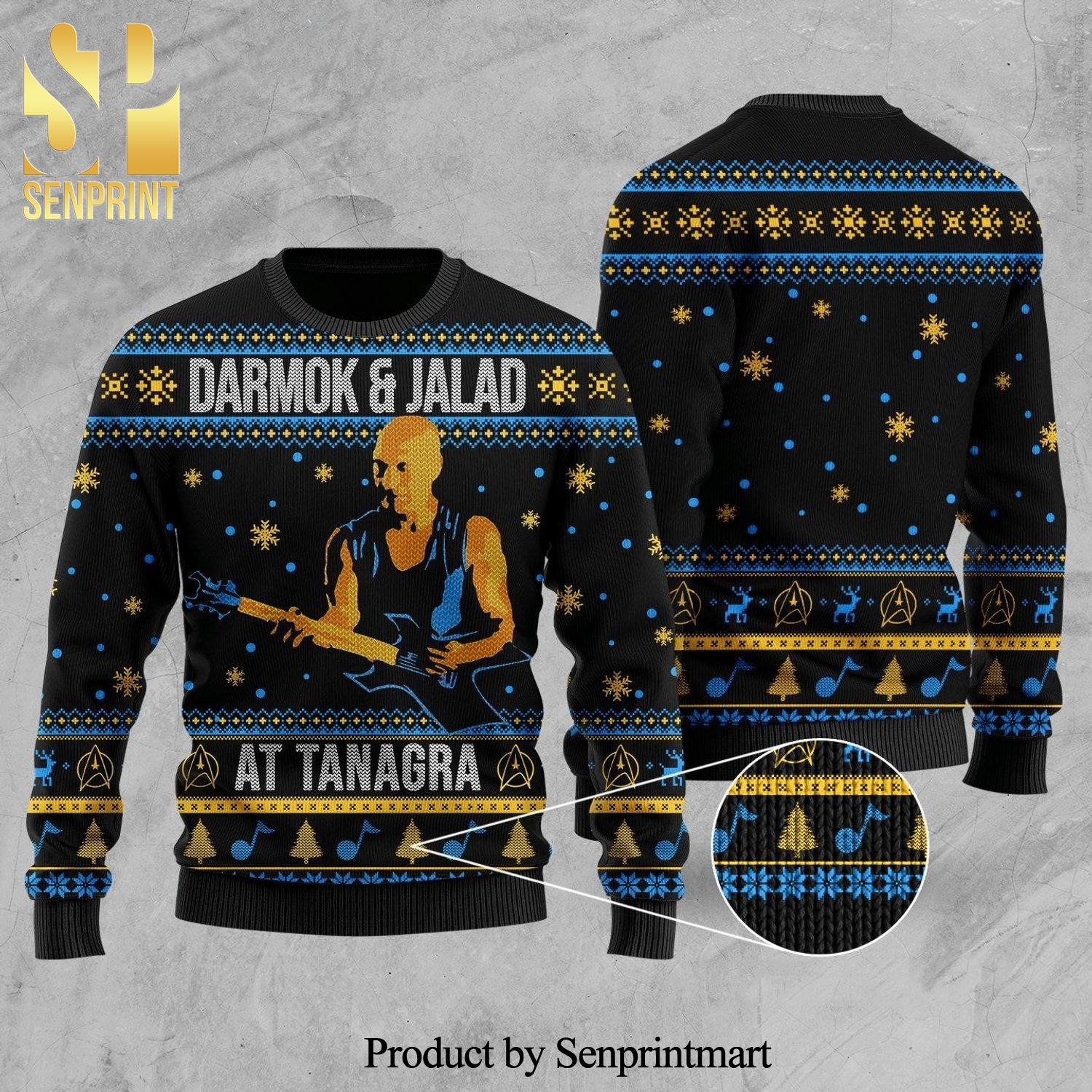 Darmok And Jalad Star Trek The Next Generation Knitted Ugly Christmas Sweater