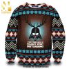 Darth Vader Logo Star Wars Join The Merry Side Knitted Ugly Christmas Sweater