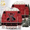 Deadpool Logo Knitted Ugly Christmas Sweater