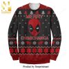 Deadpool Maximum Effort Knitted Ugly Christmas Sweater
