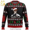 Death You My Friend Should Have Been Swallowed Knitted Ugly Christmas Sweater