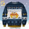 Die Hard Is My Favorite Christmas Movie Nakatomi Plaza Logo Knitted Ugly Christmas Sweater