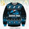 Dinosaur It’s Just A Comet Knitted Ugly Christmas Sweater