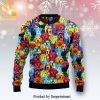 Dog Make Me Happy Humans Make My Head Hurt Knitted Ugly Christmas Sweater